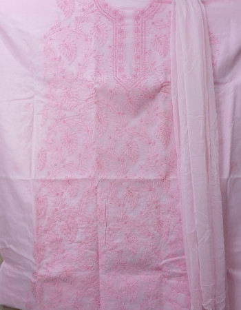 New Rose Pink Dress Material 8