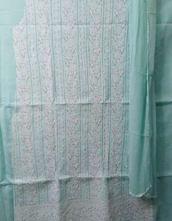 New Cyan Dress Material 19