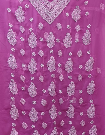 New Lylac Pink Dress Material 25