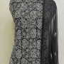 Black Embroidered Long Kurta Material