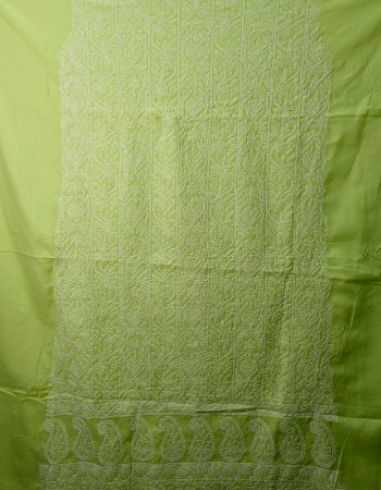 Light Green Dress Material 