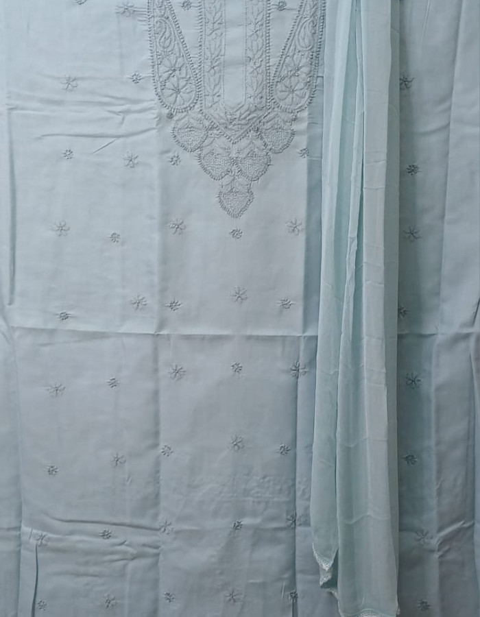 New Bachelor Blue Dress Material 16