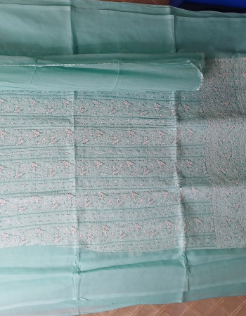 Ferozi Blue Dress Material 31