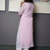 Pink Embroidered Long Kurta Pink Embroidered Long Kurta