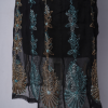 Black Embroidered Long Kurta