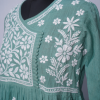 Light Green Embroidered Long Kurta