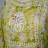 Lemon Yellow Embroidered Long Kurta