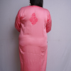 Dark Pink Embroidered Long Kurta