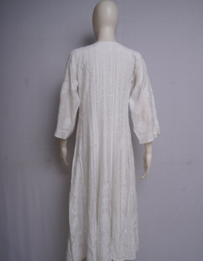 White Embroidered Long Kurta White Embroidered Long Kurta
