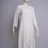 White Embroidered Long Kurta