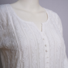 White Embroidered Long Kurta