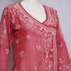 Red Embroidered Long Kurta Red Embroidered Long Kurta