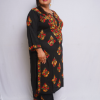 Black Embroidered Long Kurta