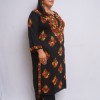 Black Embroidered Long Kurta