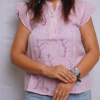 Pink Embroidered Top Pink Embroidered Top