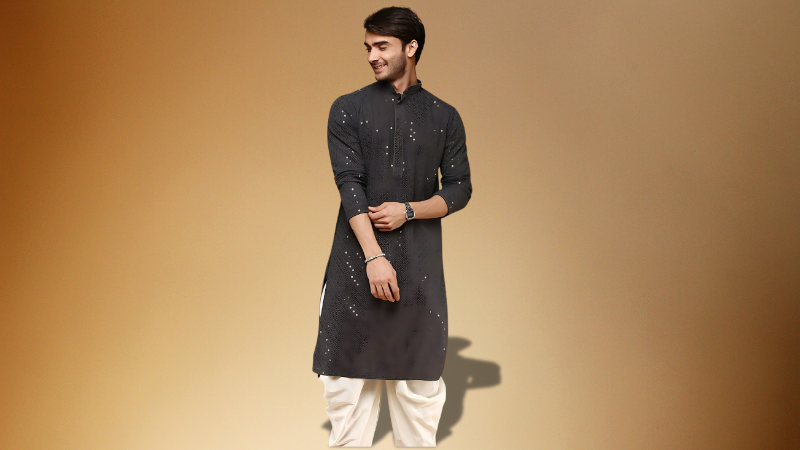 Styling a Classic Black Kurta for a Modern and Elegant Look Styling a Classic Black Kurta for a Modern and Elegant Look