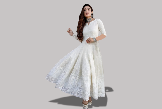 The Timeless Elegance of a White Anarkali Dress: Perfect for Every Occasion