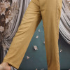 Embroidered Beige Cotton Pants Embroidered Beige Cotton Pants