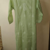 Green Embroidered Long Kurta