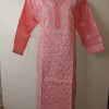 Pink Embroidered Long Kurta