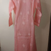 Pink Embroidered Long Kurta